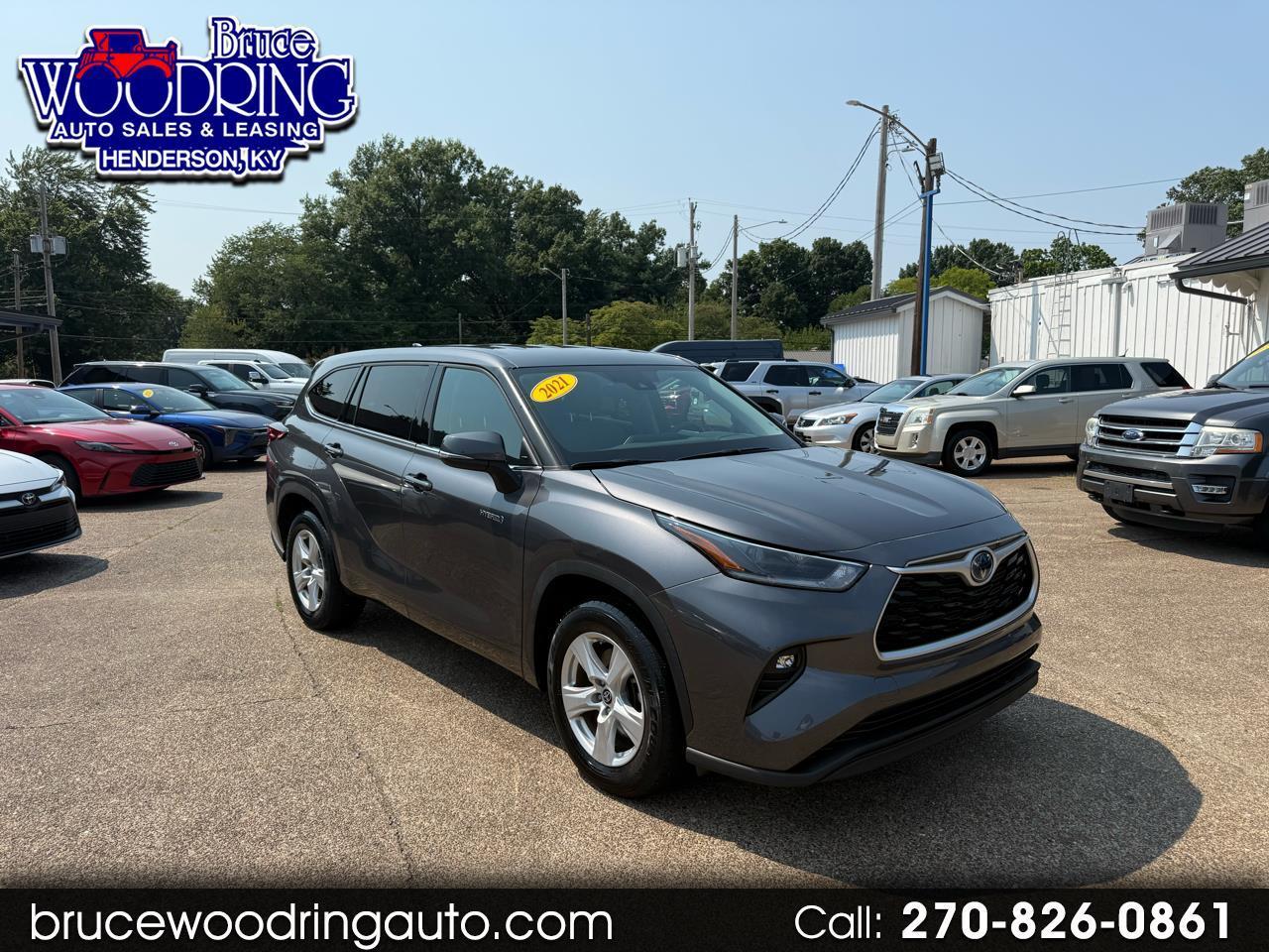 2021 Toyota Highlander Hybrid LE FWD (Natl)