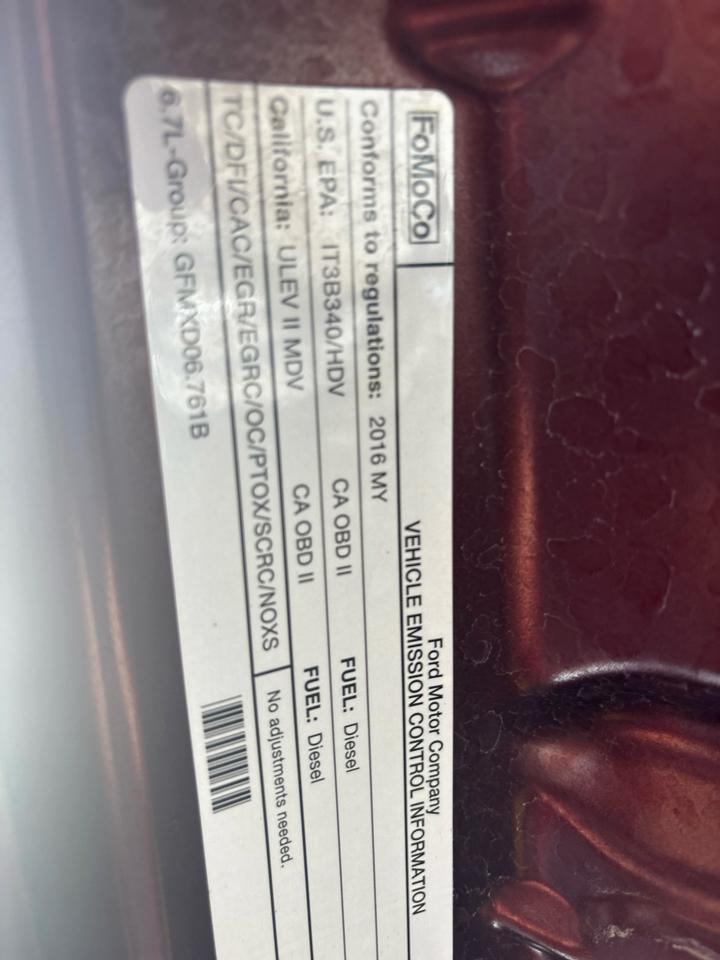 Ford F-250 SD 4WD Crew Cab 172" Lariat 2016