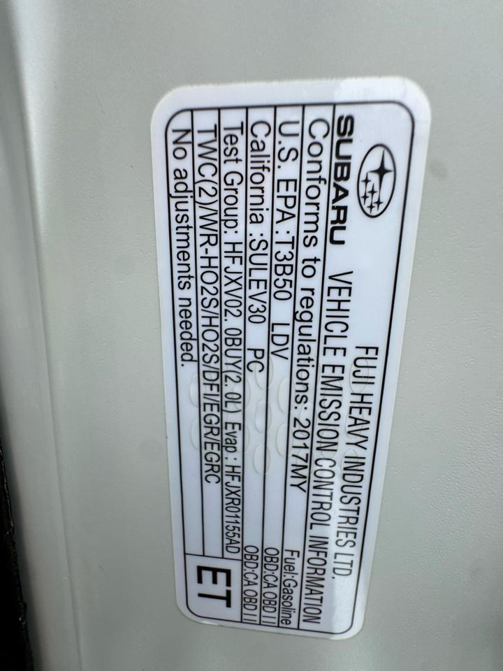 Subaru Impreza 2.0i Limited 4-door CVT 2017