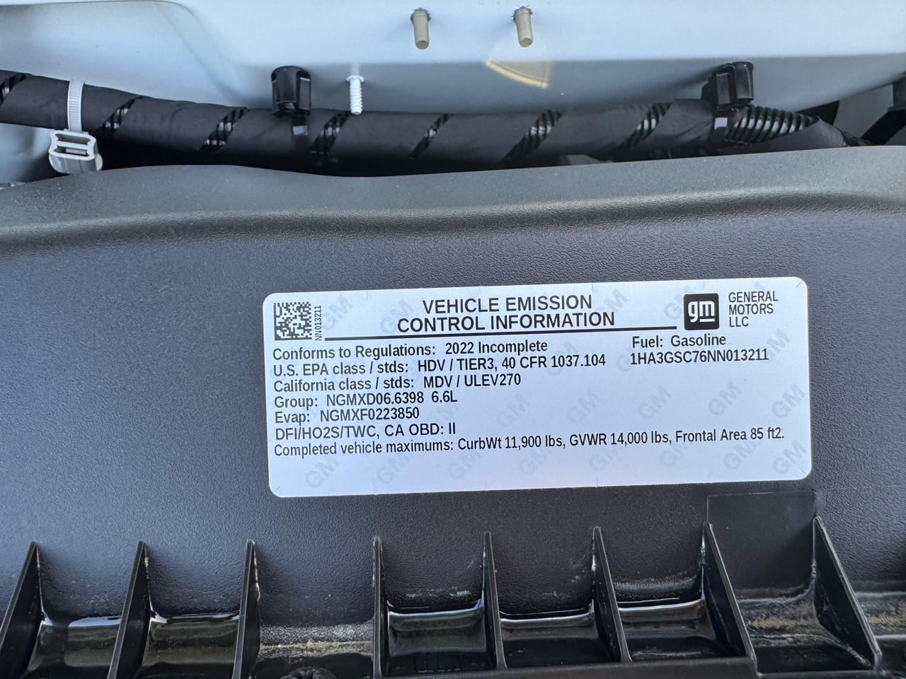 Chevrolet Express Commercial Cutaway 3500 Van 159" 2022