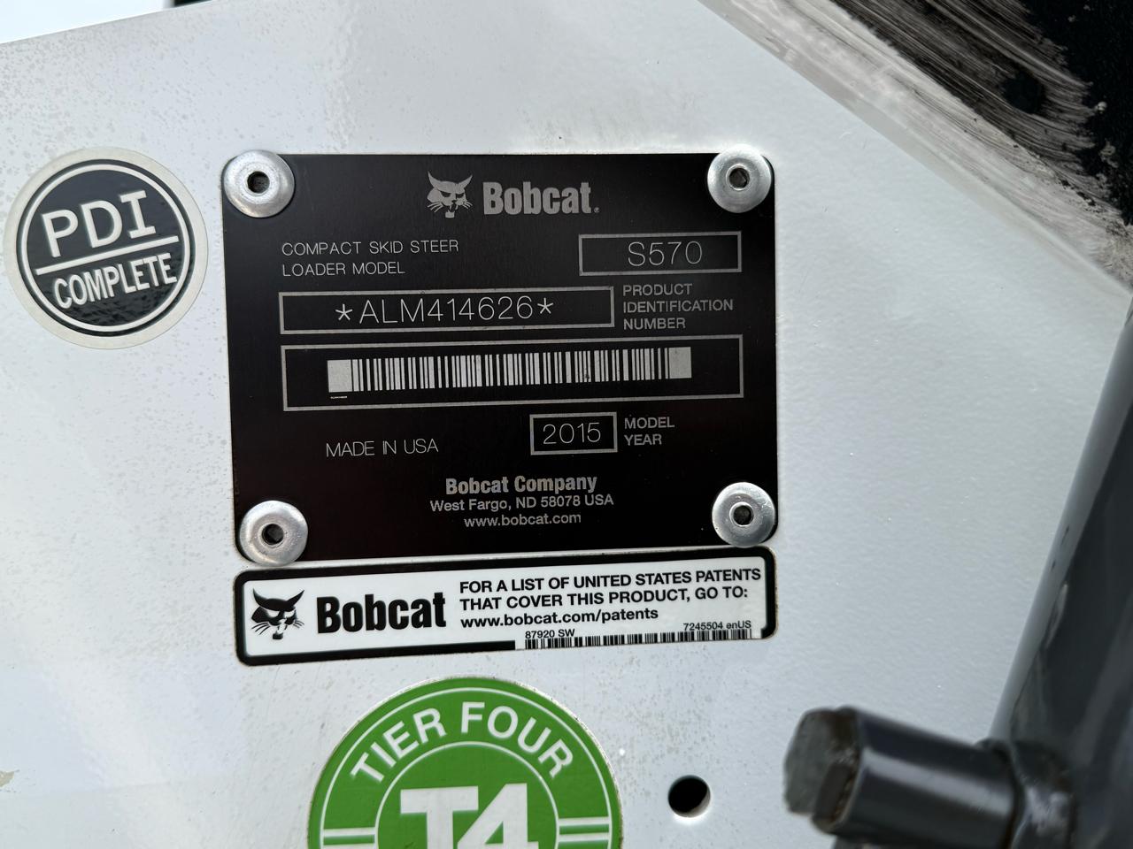 Bobcat 570  2015