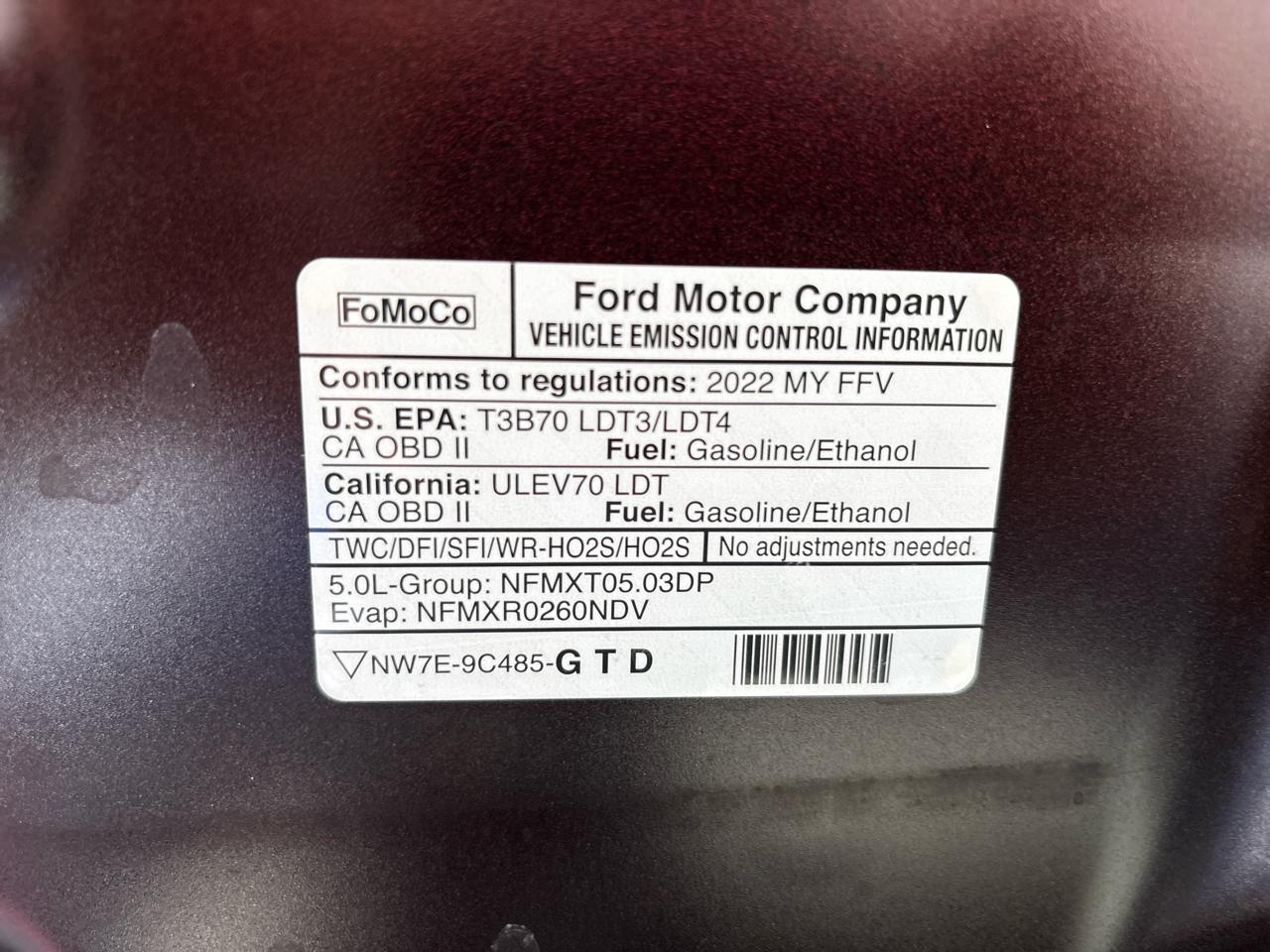 Ford F-150 Lariat 4WD SuperCrew 5.5' Box 2022