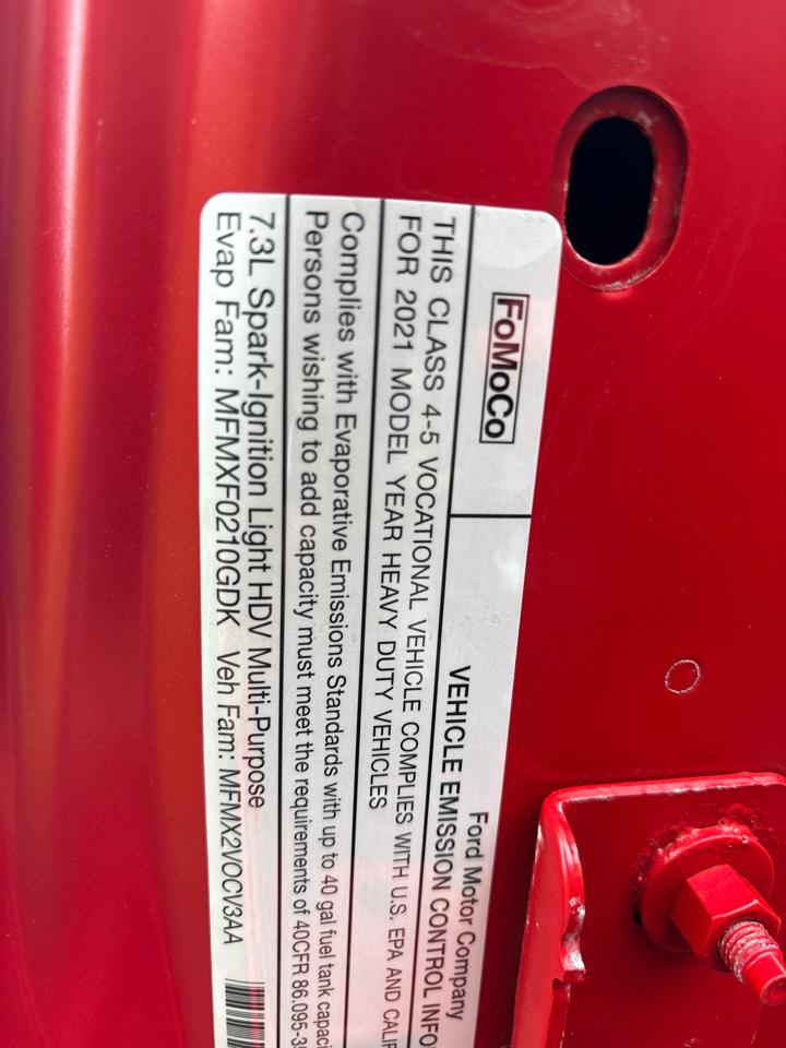 Ford Super Duty F-550 DRW XL 4WD SuperCab 168" WB 60" CA 2021