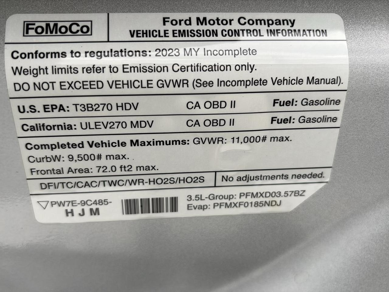 Ford Transit Cutaway T-350 AWD DRW 138" WB 11000 GVWR 2023