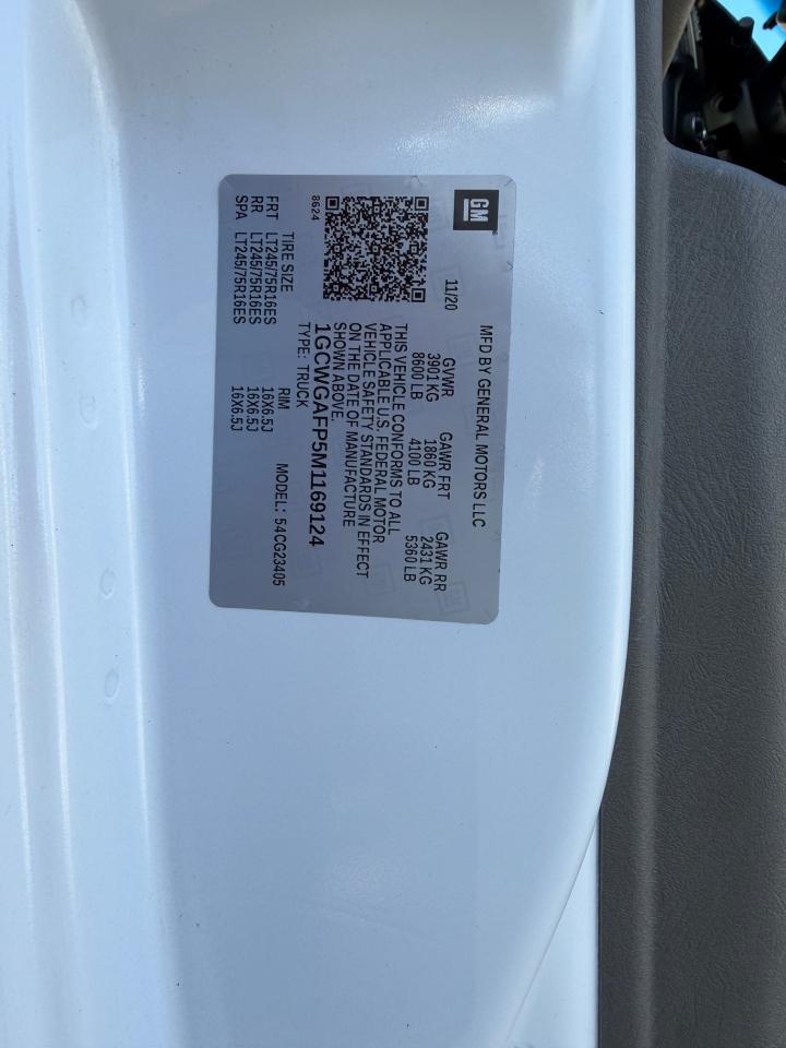 Chevrolet Express 2500 Cargo 2021