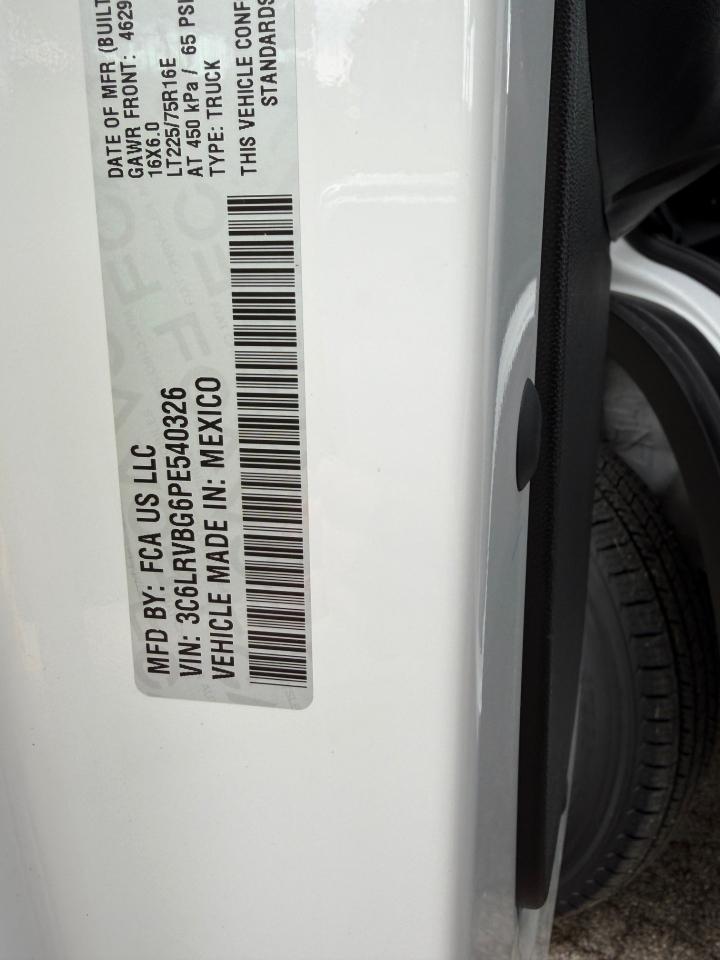 RAM Promaster 1500 High Roof 136-in. WB 2023
