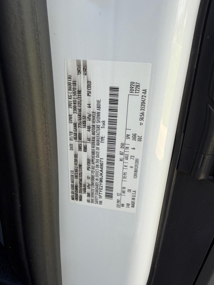 Ford Transit 150 Van Low Roof w/Sliding Pass. 148-in. WB 2018