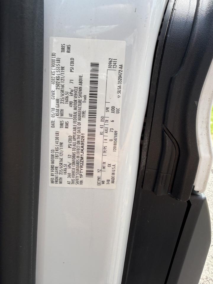 Ford Transit 250 Van Low Roof 60/40 Pass. 148-in. WB 2018