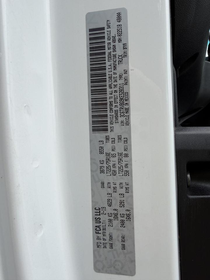 RAM Promaster 1500 High Roof Tradesman 136-in. WB 2019