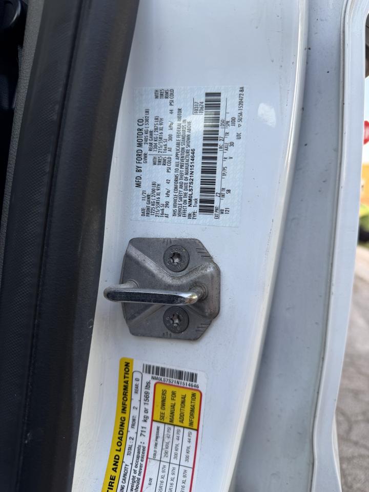 Ford Transit Connect Cargo Van XL LWB 2022