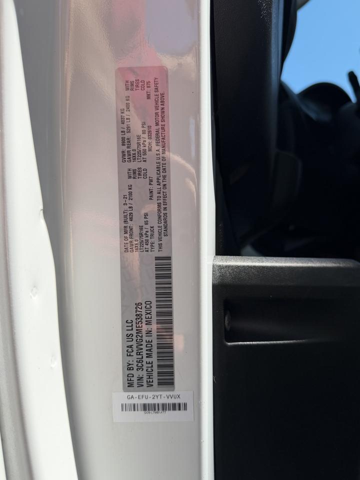 RAM Promaster 2500 Low Roof 2021