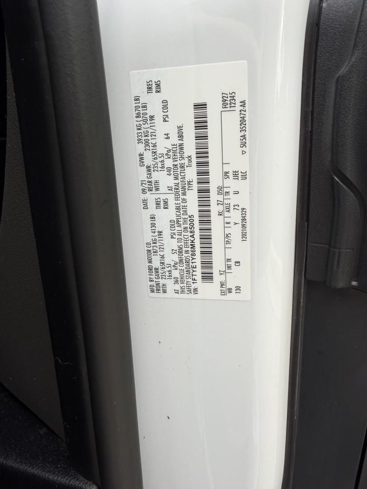 Ford Transit 150 Van Low Roof w/Sliding Pass. 130-in. WB 2021