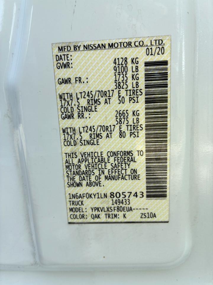 Nissan NV Cargo  2020