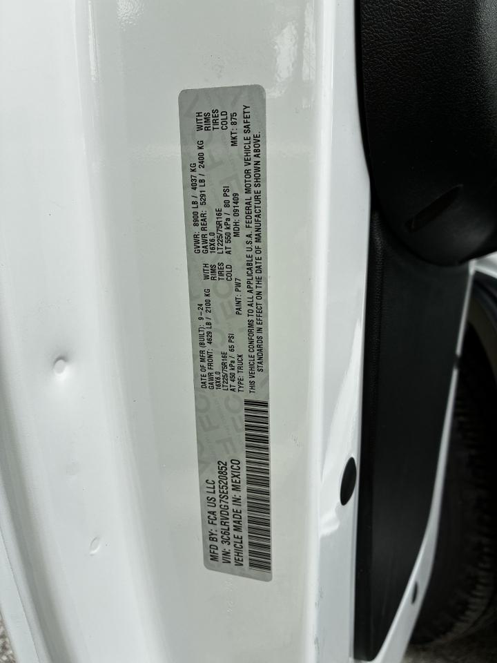 RAM Promaster 2500 High Roof 159-in. WB 2025