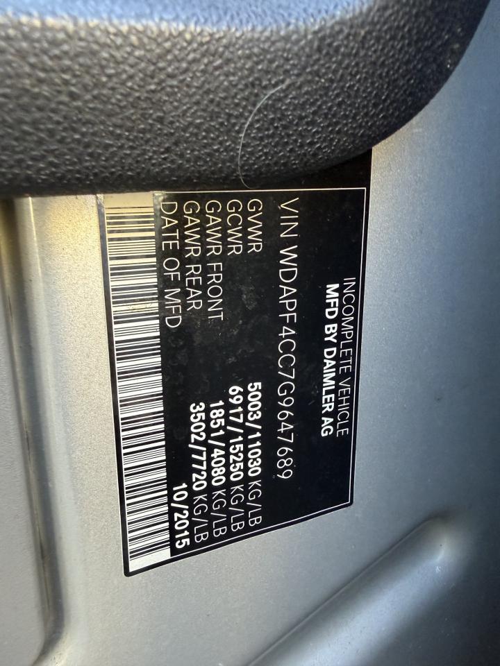 Mercedes-Benz Sprinter 3500 170-in. WB 2016