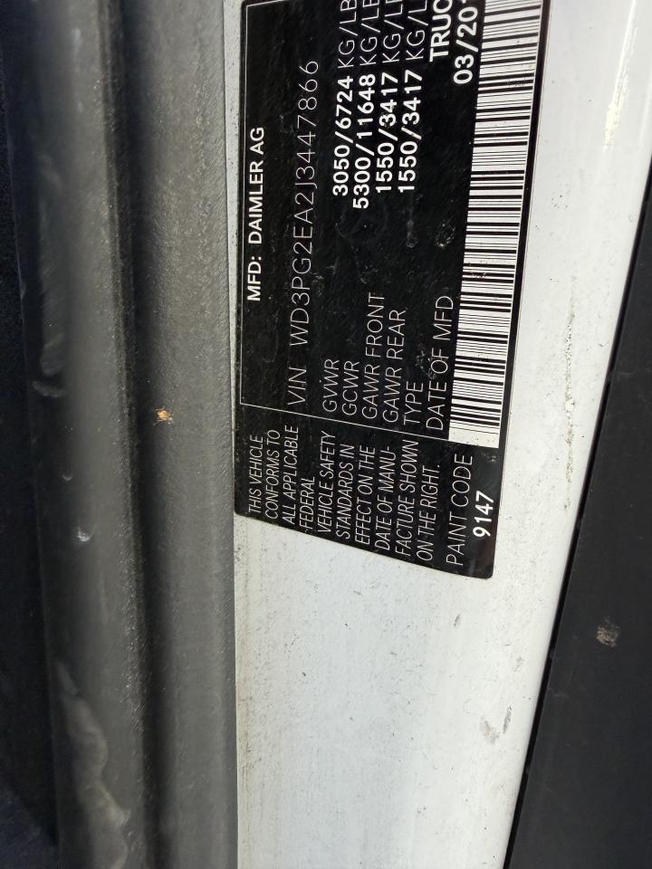 Mercedes-Benz Metris 126 WB Cargo 2018