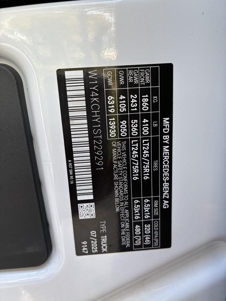 Mercedes-Benz Sprinter 2500 170-in. WB 2025