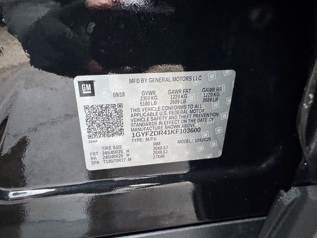 Cadillac XT4 AWD 4dr Premium Luxury 2019