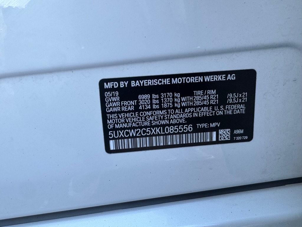 BMW X7 xDrive40i Sports Activity Vehicle 2019