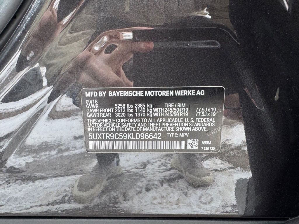 BMW X3 xDrive30i Sports Activity Vehicle 2019