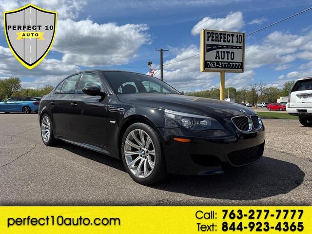 Black 2008 BMW M5 RWD Sedan Rear-Wheel Drive 6-Speed Manual