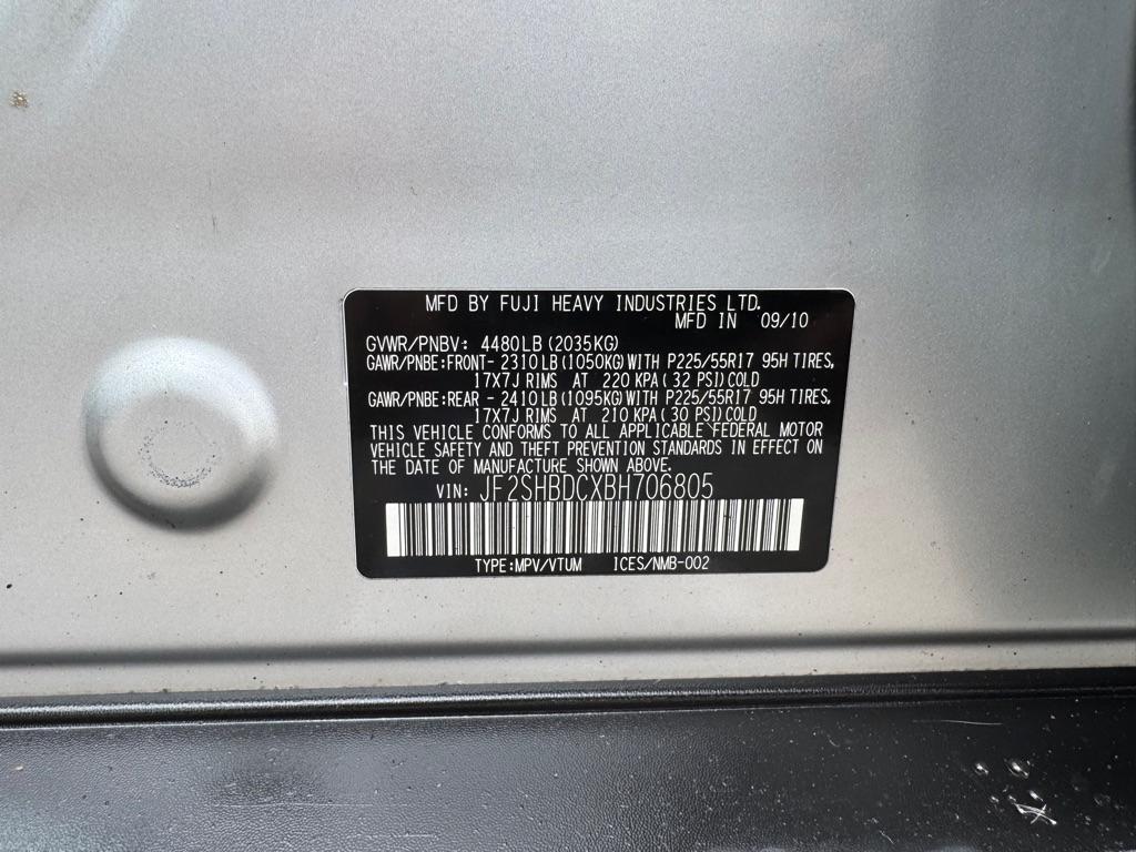 Subaru Forester 4dr Auto 2.5X Premium w/All-Weather Pkg 2011