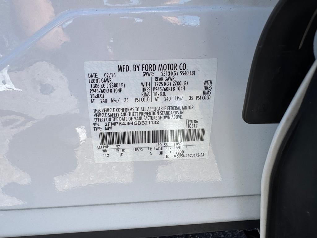Ford Edge 4dr SEL AWD 2016