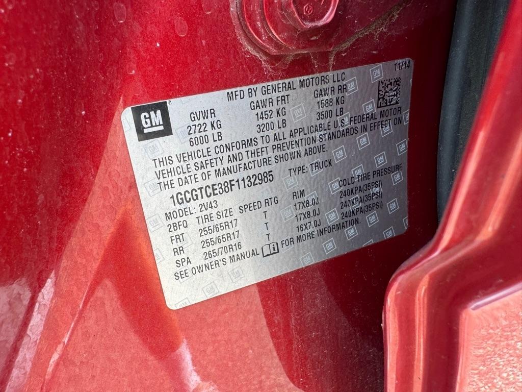Chevrolet Colorado 4WD Crew Cab 140.5" Z71 2015