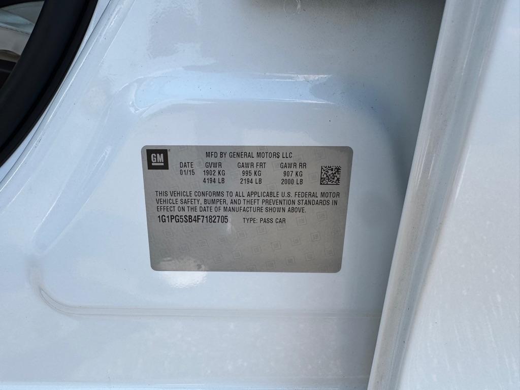 Chevrolet Cruze 4dr Sdn LTZ 2015