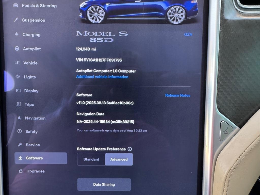 Tesla Model S 4dr Sdn AWD 85D 2015