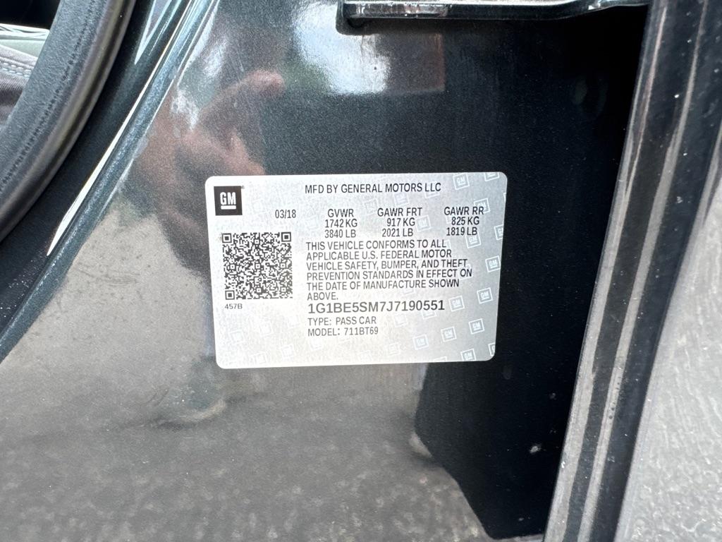 Chevrolet Cruze 4dr Sdn 1.4L LT w/1SD 2018