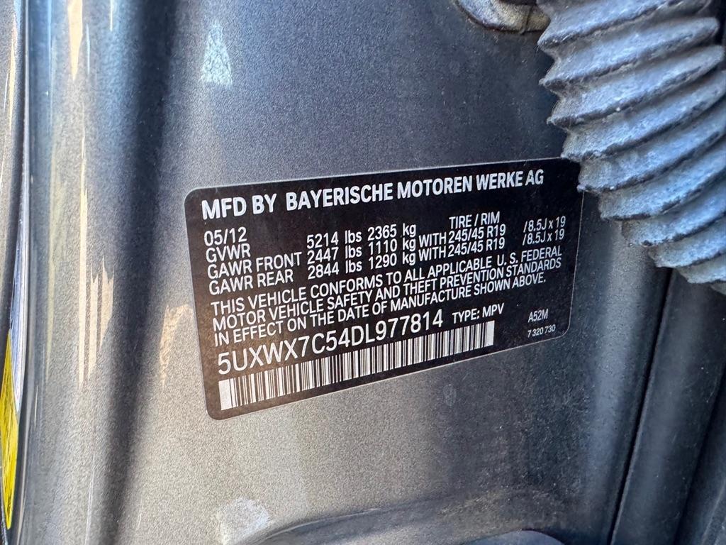BMW X3 AWD 4dr xDrive35i 2013