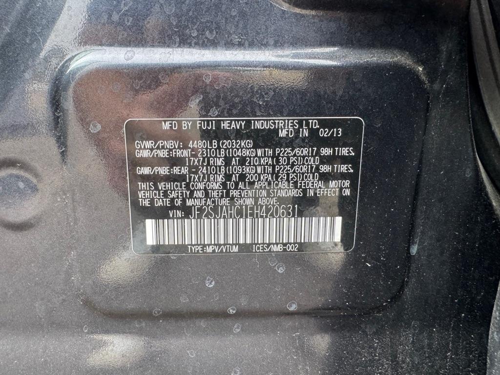 Subaru Forester 4dr Auto 2.5i Limited PZEV 2014