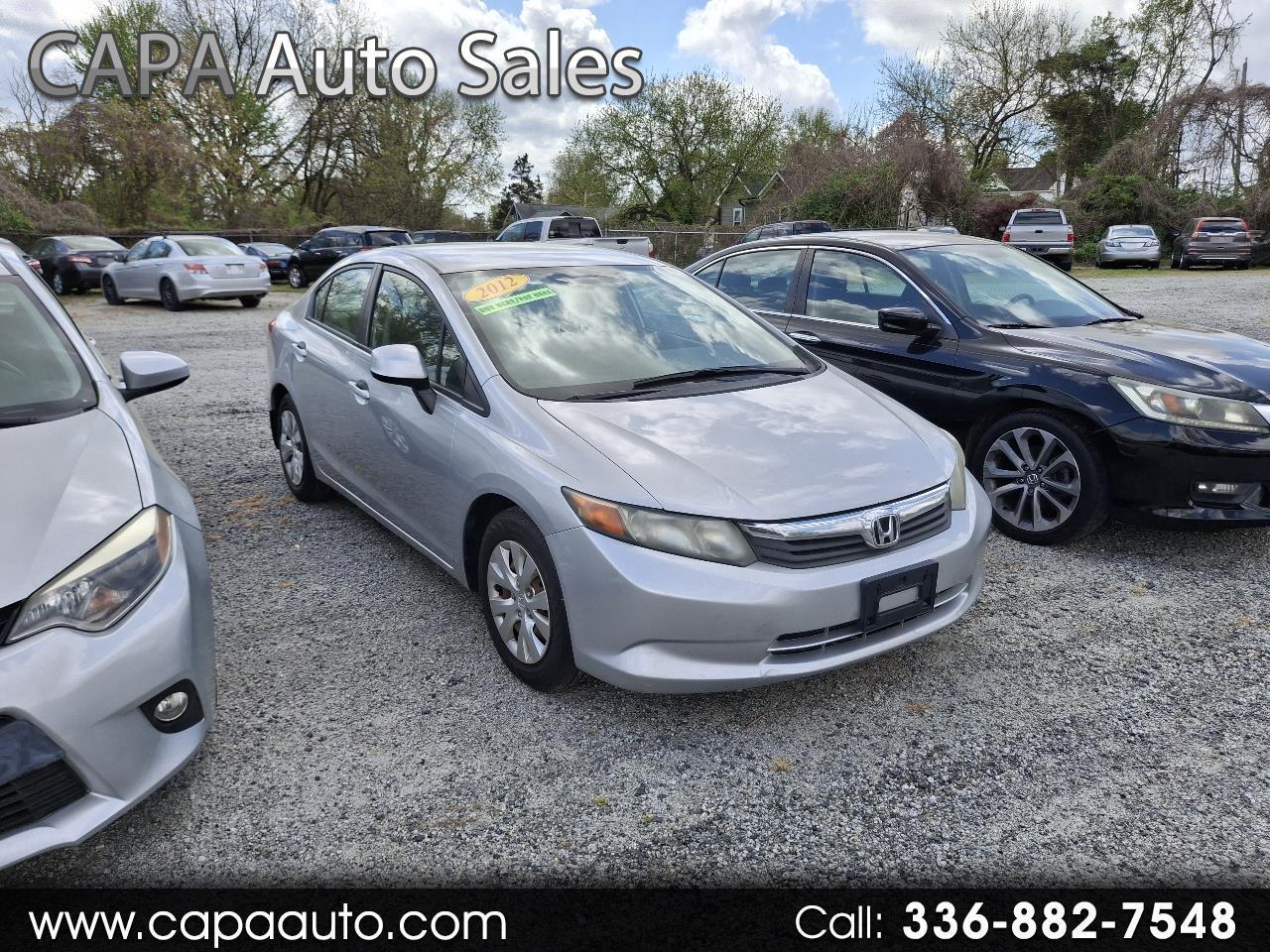 2012 Honda Civic LX Sedan 5-Speed AT