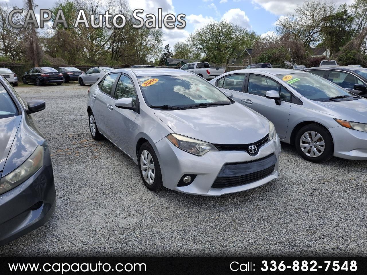Toyota Corolla LE CVT 2015