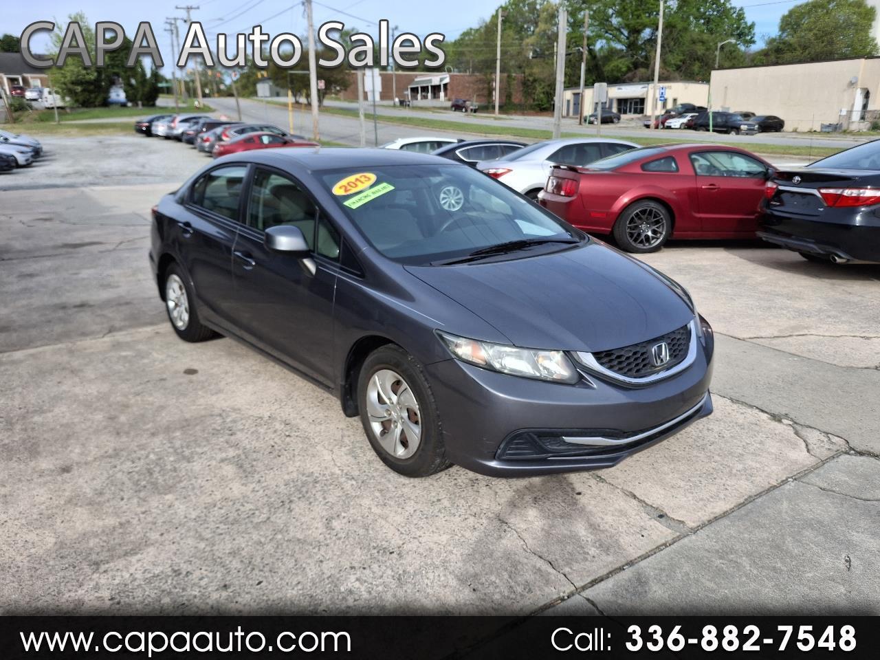 Honda Civic LX Sedan 5-Speed MT 2013