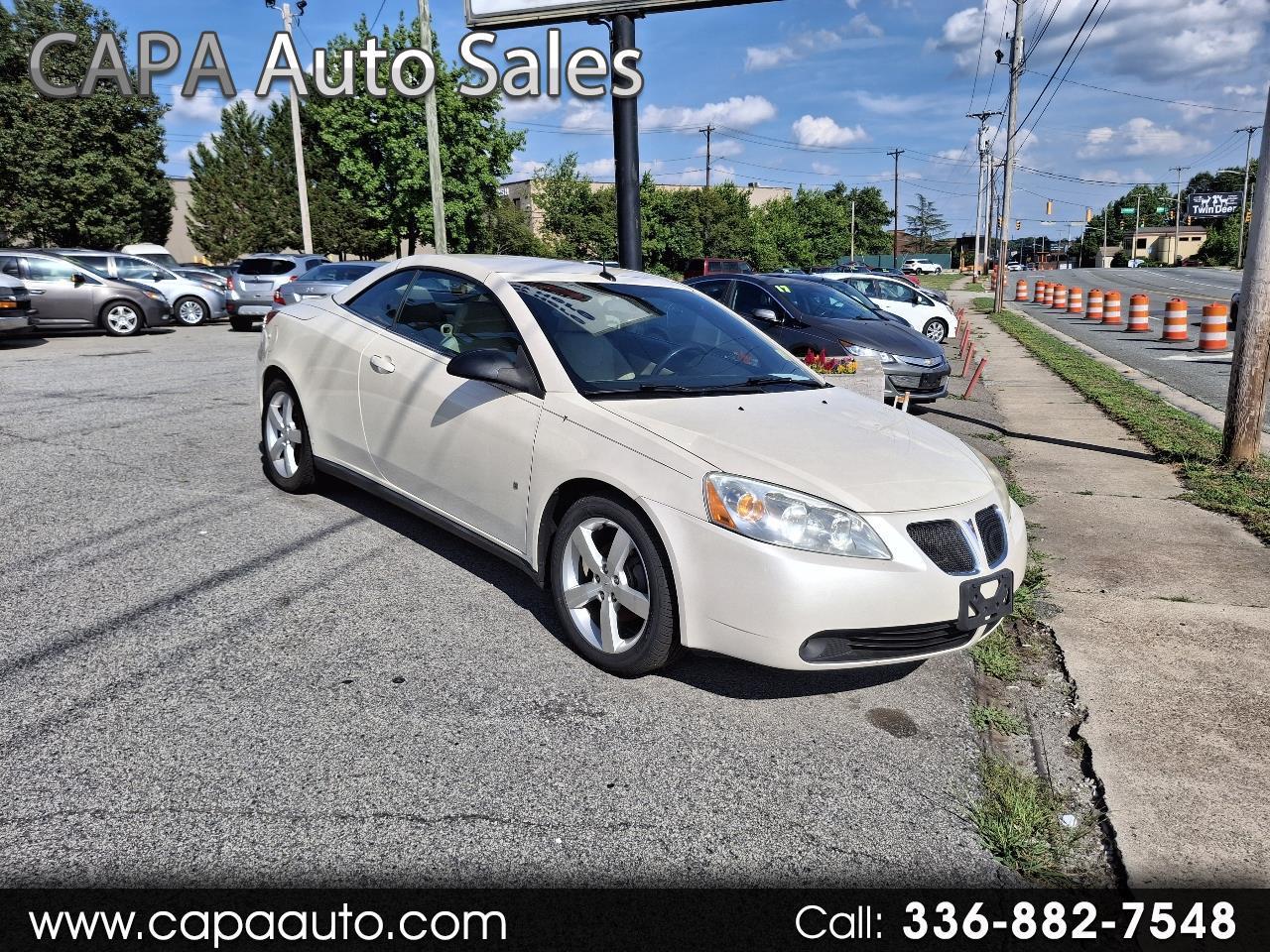 Pontiac G6 GT Convertible 2009