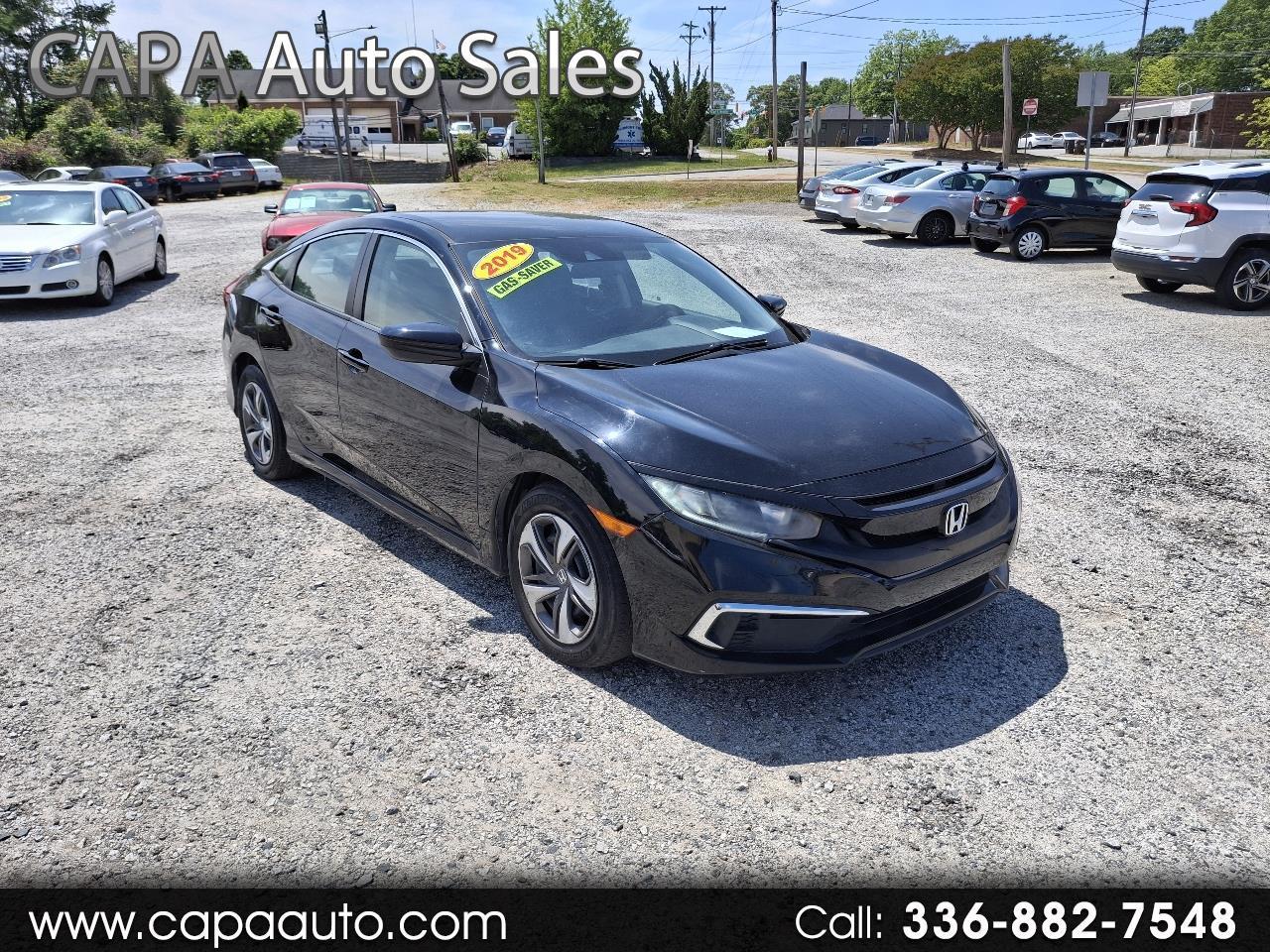 Honda Civic LX Honda Sensing Sedan CVT 2019