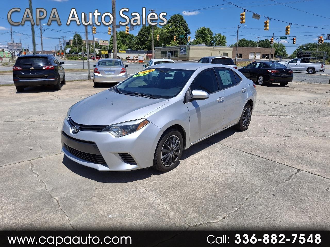 Toyota Corolla LE CVT 2016