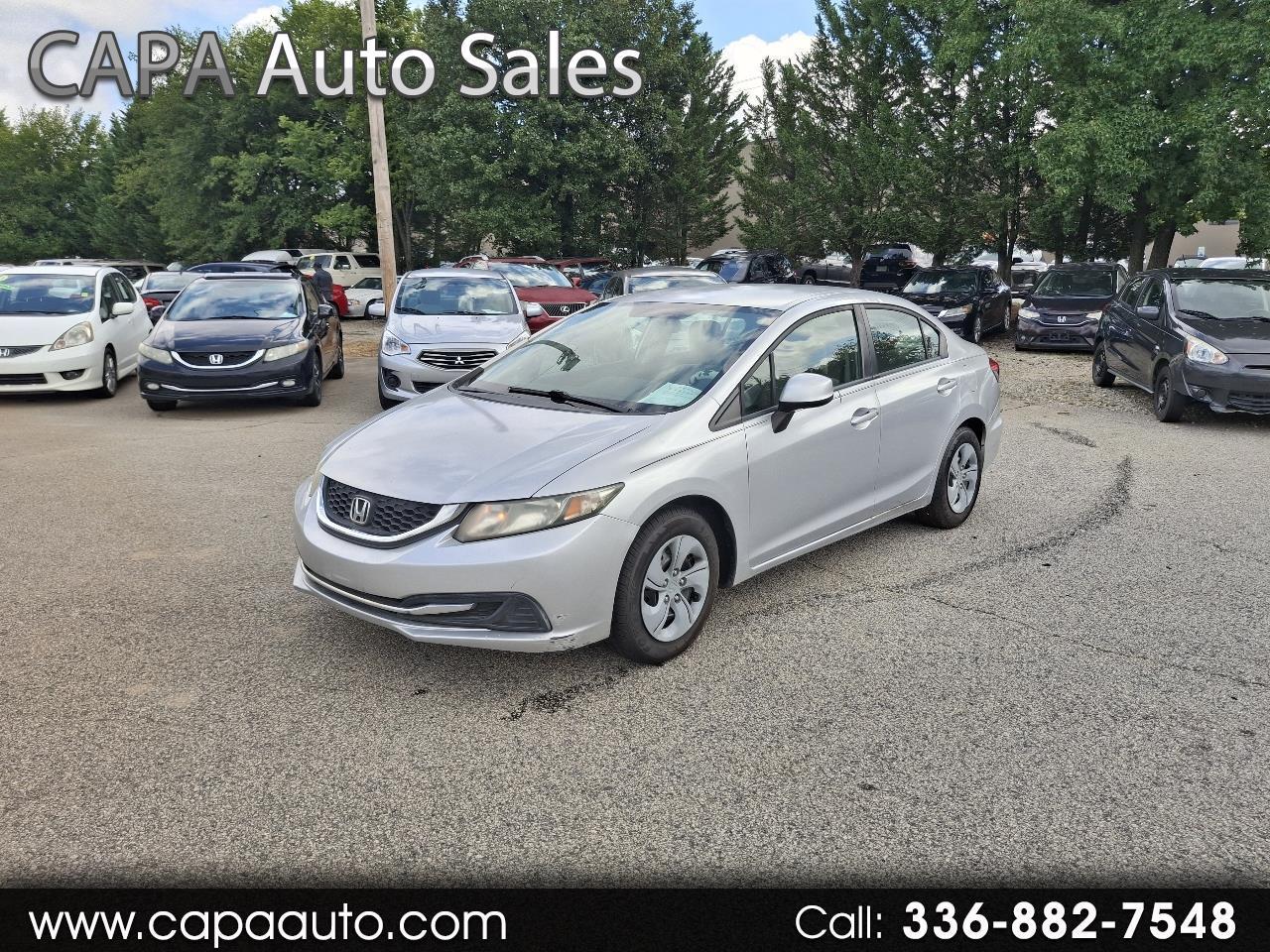 Honda Civic LX Sedan 5-Speed AT 2013