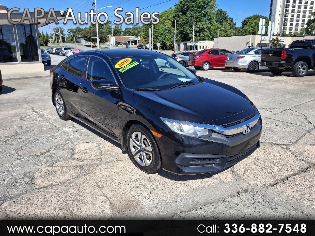 Honda Civic LX Sedan CVT 2016