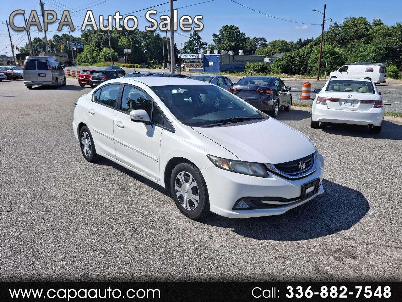 Honda Civic Hybrid CVT AT-PZEV with Leather 2013