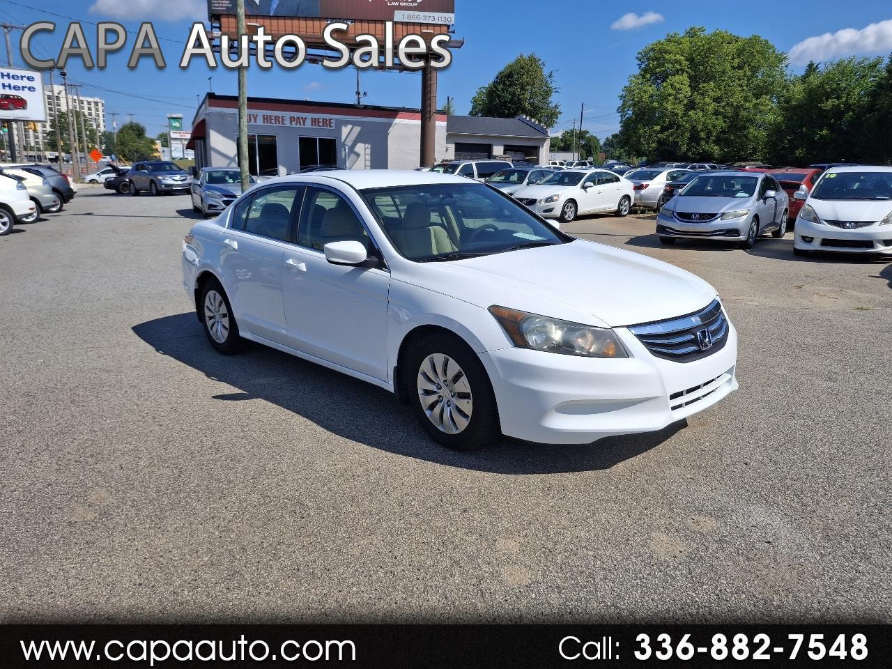 Honda Accord LX sedan AT 2012