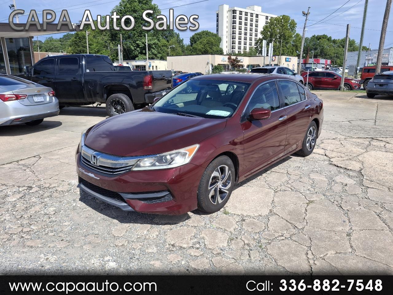 Honda Accord LX Sedan CVT 2016