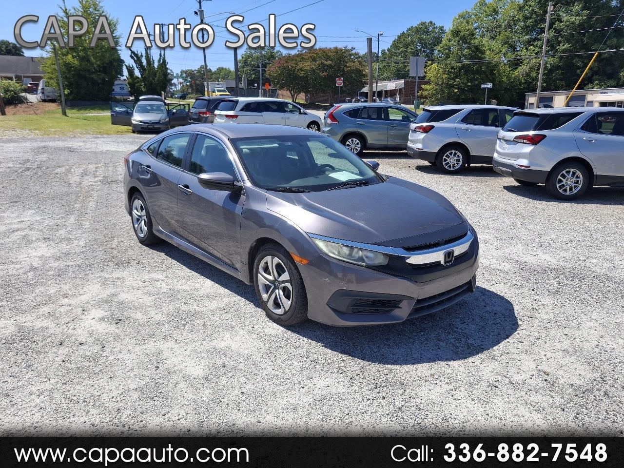 Honda Civic LX Sedan CVT 2016