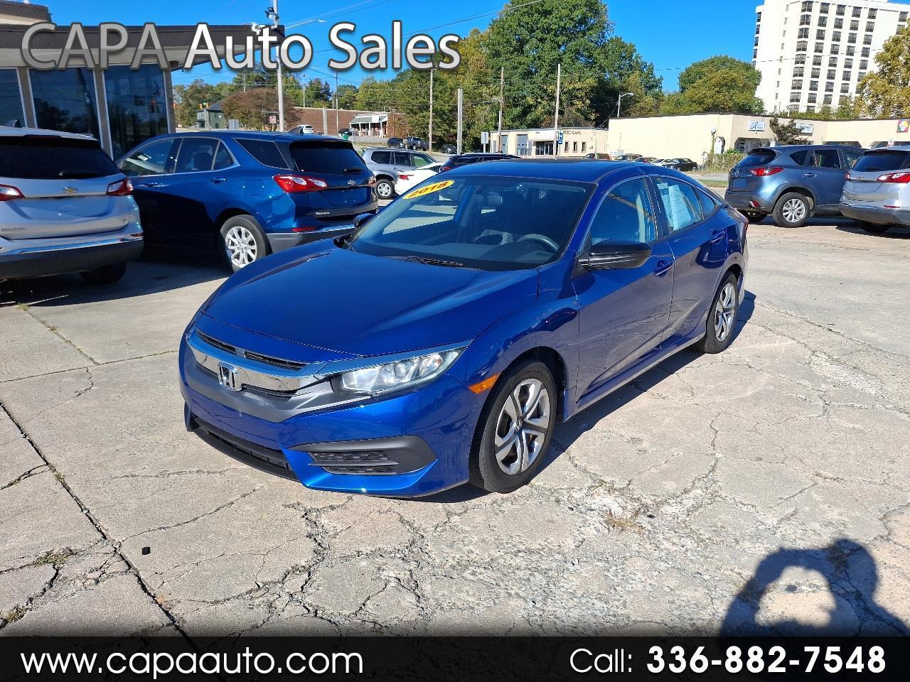 Honda Civic 4dr Sdn LX Auto 2018