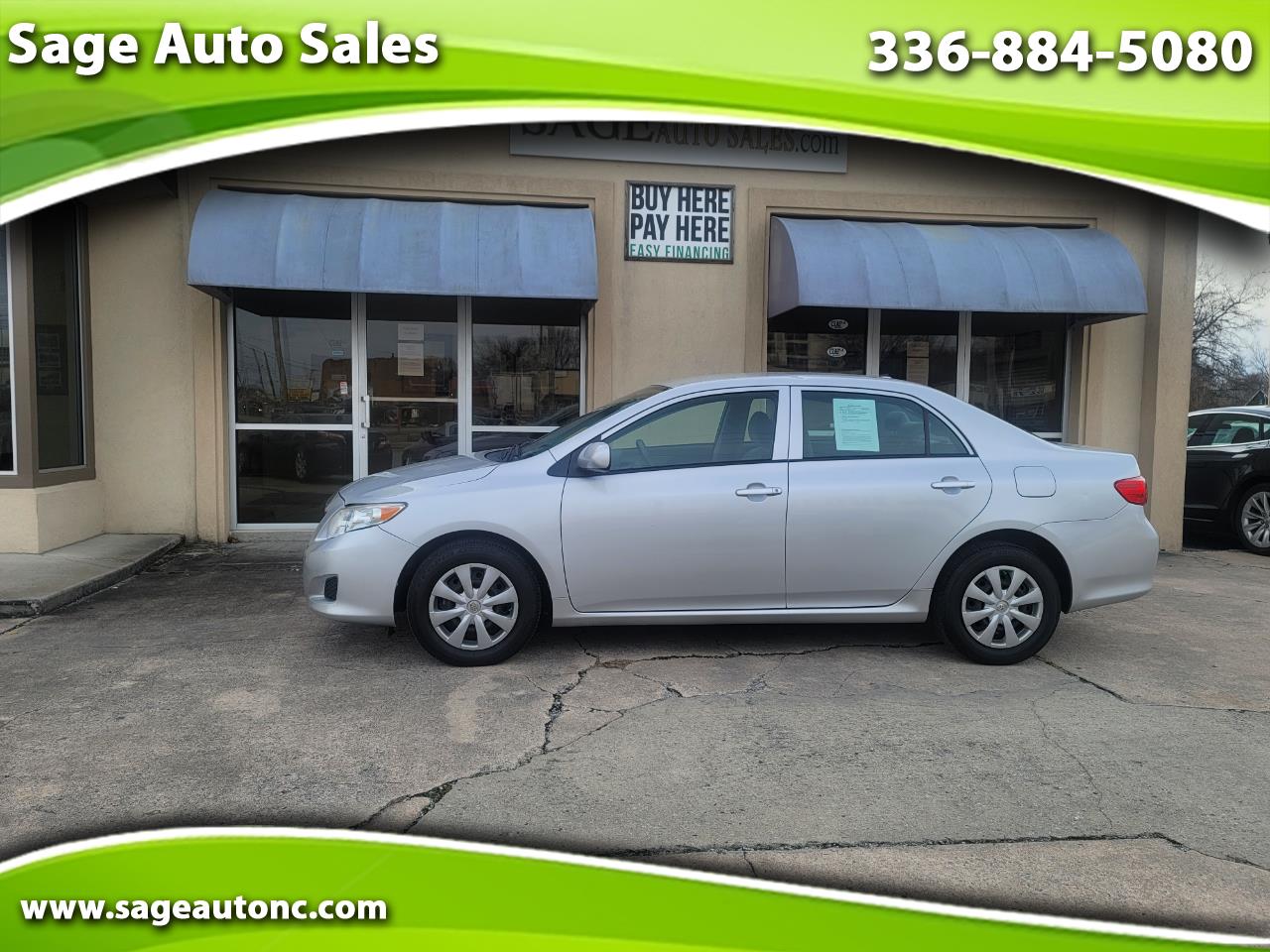 Used 2009 Toyota Corolla S 4Speed AT for Sale in High Point NC 27260