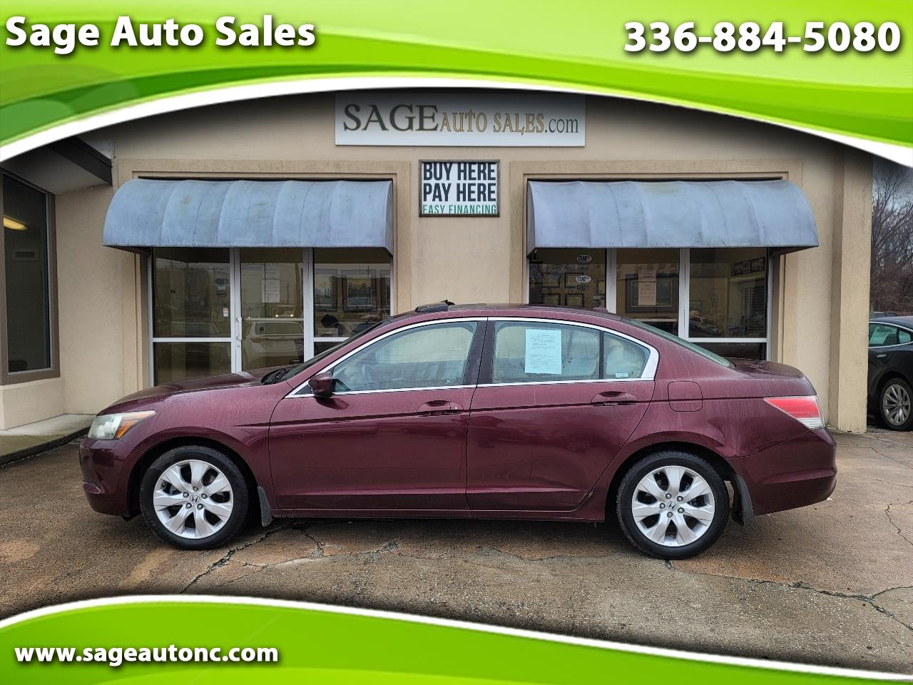Used 2008 Honda Accord EXL for Sale in High Point NC 27260 Sage Auto Sales