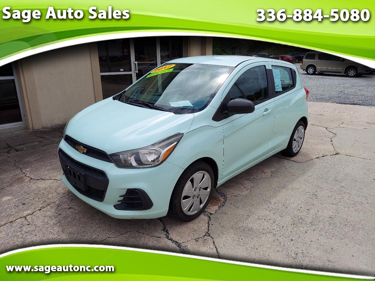 Used 2017 Chevrolet Spark LS CVT for Sale in High Point NC 27260 Sage