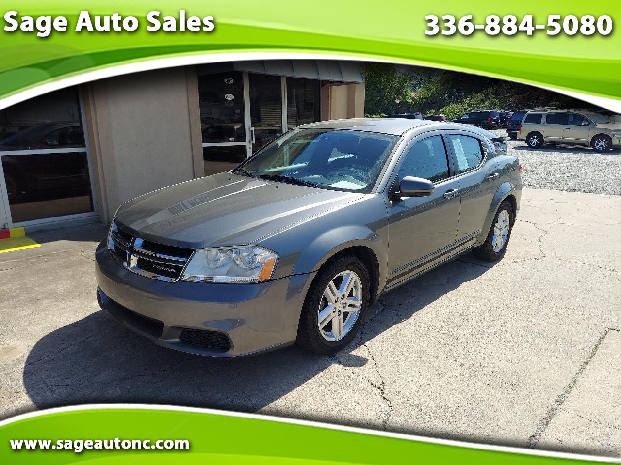 Used 2012 Dodge Avenger SXT for Sale in High Point NC 27260 Sage Auto Sales